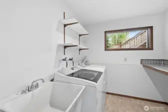 Laundry room downstairs.