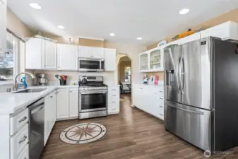 Plenty of cabinet space