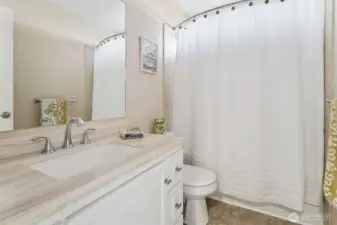 Guest bathroom upstairs