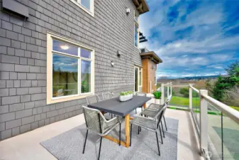 Dining on the deck will be an invite many will enjoy.