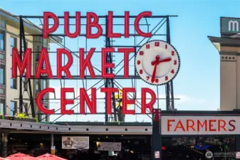 Walk to the iconic Pike Place Market.