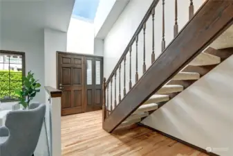 Entry with Stairs to Second Level