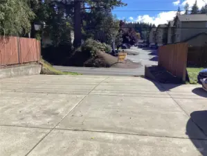 Large driveway