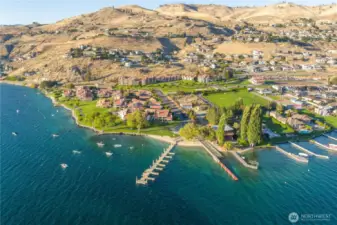 Lake Chelan Shores 18+ Acres, over 900 ft waterfront Lake Chelan's Premier Resort,