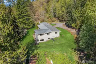 Aerial views show off the setting!