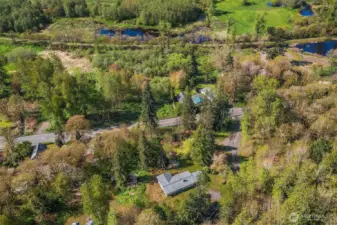 Up the hill from the river, easy access to Carnation and Duvall.
