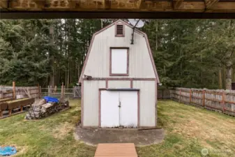 ...A storage shed.