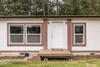 Double pane vinyl windows throughout the home.