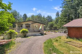 Circular drive welcomes you to this amazing property