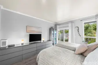 Primary suite with access to patio
