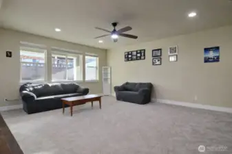 Tons of space to relax and hang out or entertain a crowd.
