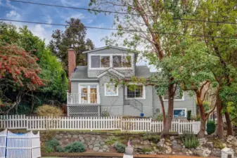 Sitting high off the street for privacy and Sound views