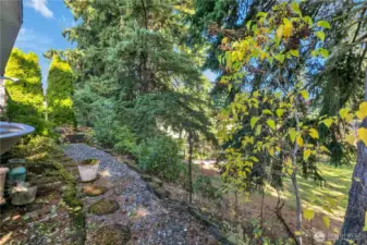 Backside of the house, & walkway to the park ~
