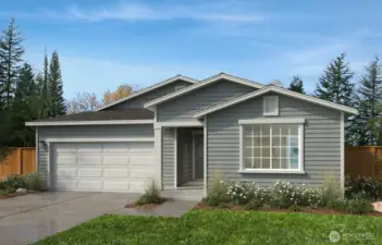 Artistic Rendering - one of 4 elevations and multiple color schemes to choose from!