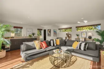 Rec Room on the Top Floor with Wet Bar & Wine Refrigerator!