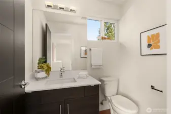Powder Room on the Top Floor
