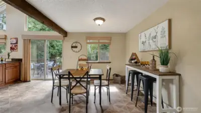 Use as a secondary dining area.