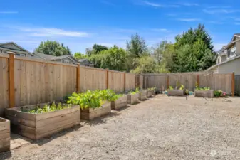 Fully fenced large yard