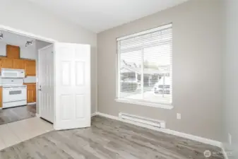Bedroom/Den off entryway.