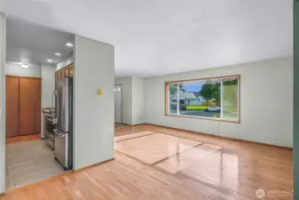 Looking into the Front Living Rm
