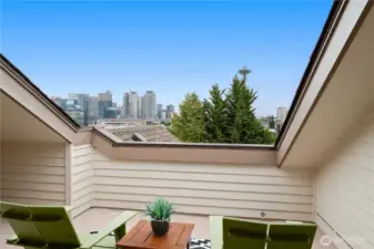 The most private rooftop deck