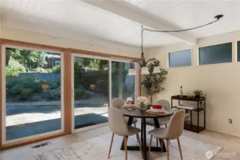 very light and bright onto your own covered patio