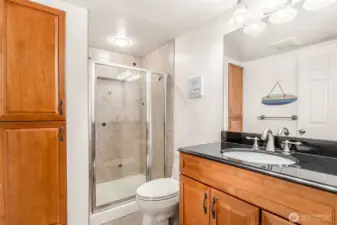 basement 3/4 bath