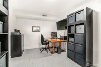 Lower level/basement  office