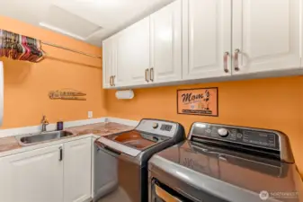 upstairs laundry room