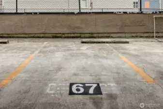 Parking space for B205