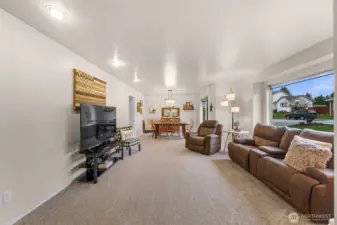 Amble light makes the space feel even larger