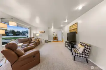 Large picture window lets in so much natural light