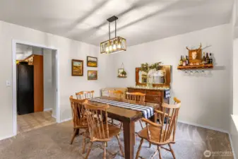 Formal Dining Room off the Kitchen