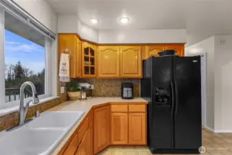 Beautiful view of the backyard