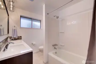 Main bath has recently been upgraded.