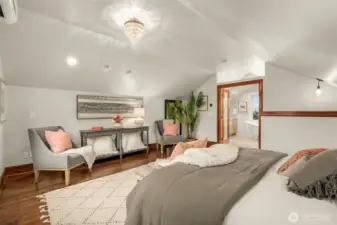 High vaulted celings