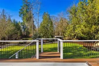 View from the Main floor deck