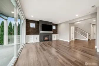 LVP flooring, great room