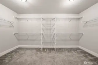 Large walk in closet
