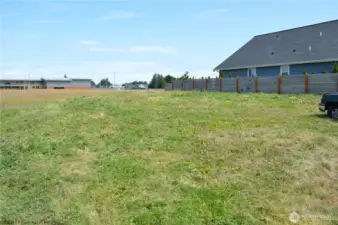 Looking North and slightly east across property