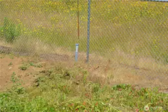 NW property corner marker