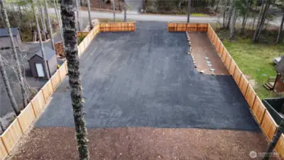 Drone back to front view close slight angle
