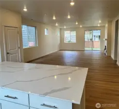 Great room with access to covered patio