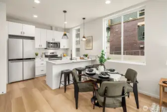 Photo from model home with similar floor plan