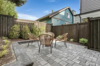 Good Size Private Yard with Professional Landscaping & Fencing