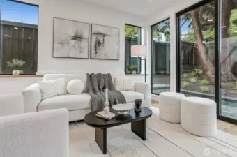 Cozy Living Room with Heating/Cooling