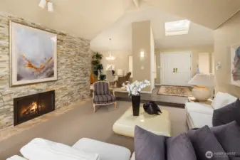 Living Room + Fireplace