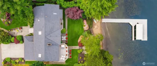 Aerial View of .27 Acre Parcel
