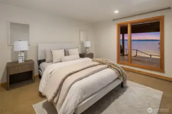 Lower-level bedroom