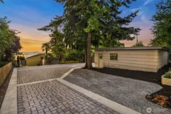 Detached garage with the possibility to add another living space up above (to be verified with the city of Burien).